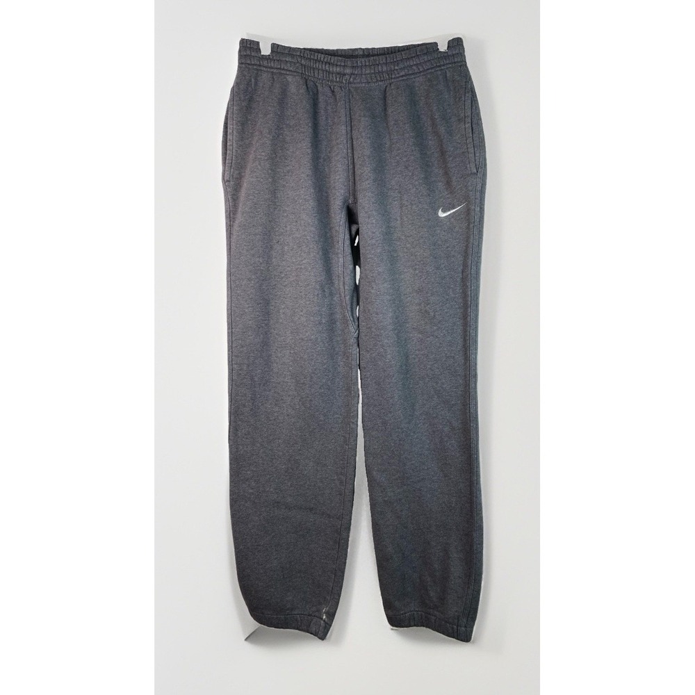 Nike Men's M Gray Heavyweight Elastic Drawstring Waist Jogger Sweatpants
